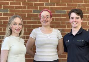 Photo of the founders of Rally PVCC: Emily Moss, Mara Cox, and Justin Roberts